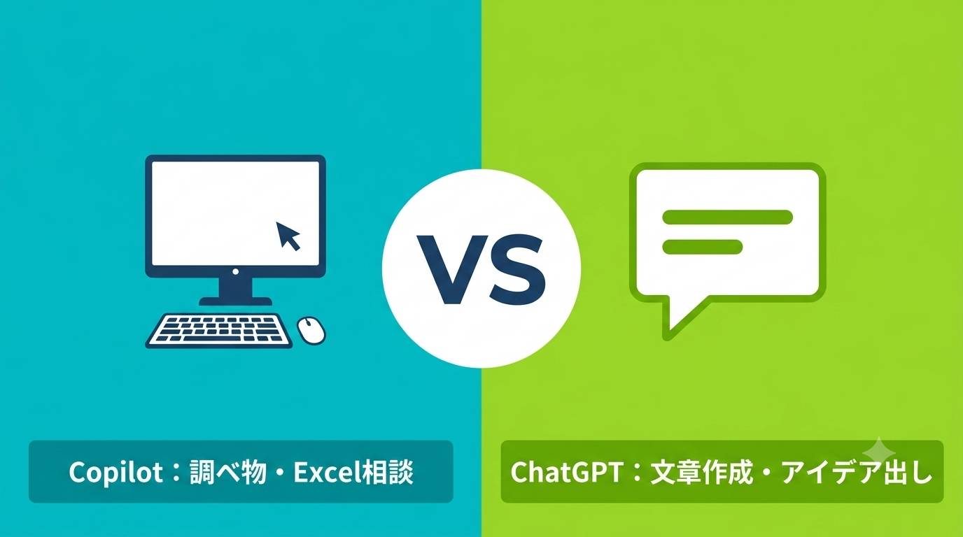 CopilotとChatGPTの使い分け