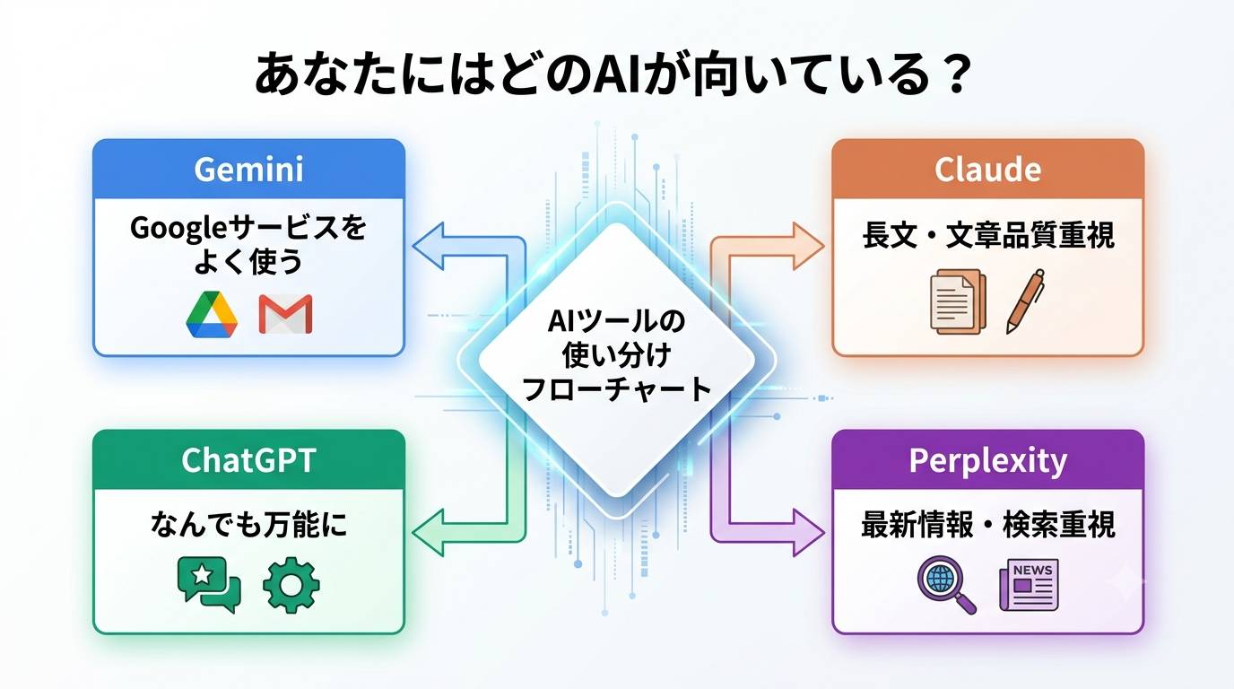 AIツール使い分けチャート